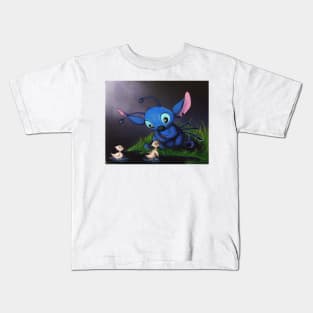 stitch duck Kids T-Shirt